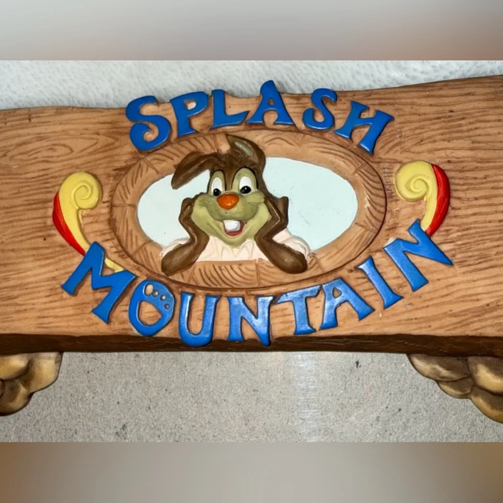 Walt Disney World Bre’r Rabbit Bear Fox Splash Mountain Ride 3D Picture Frame.